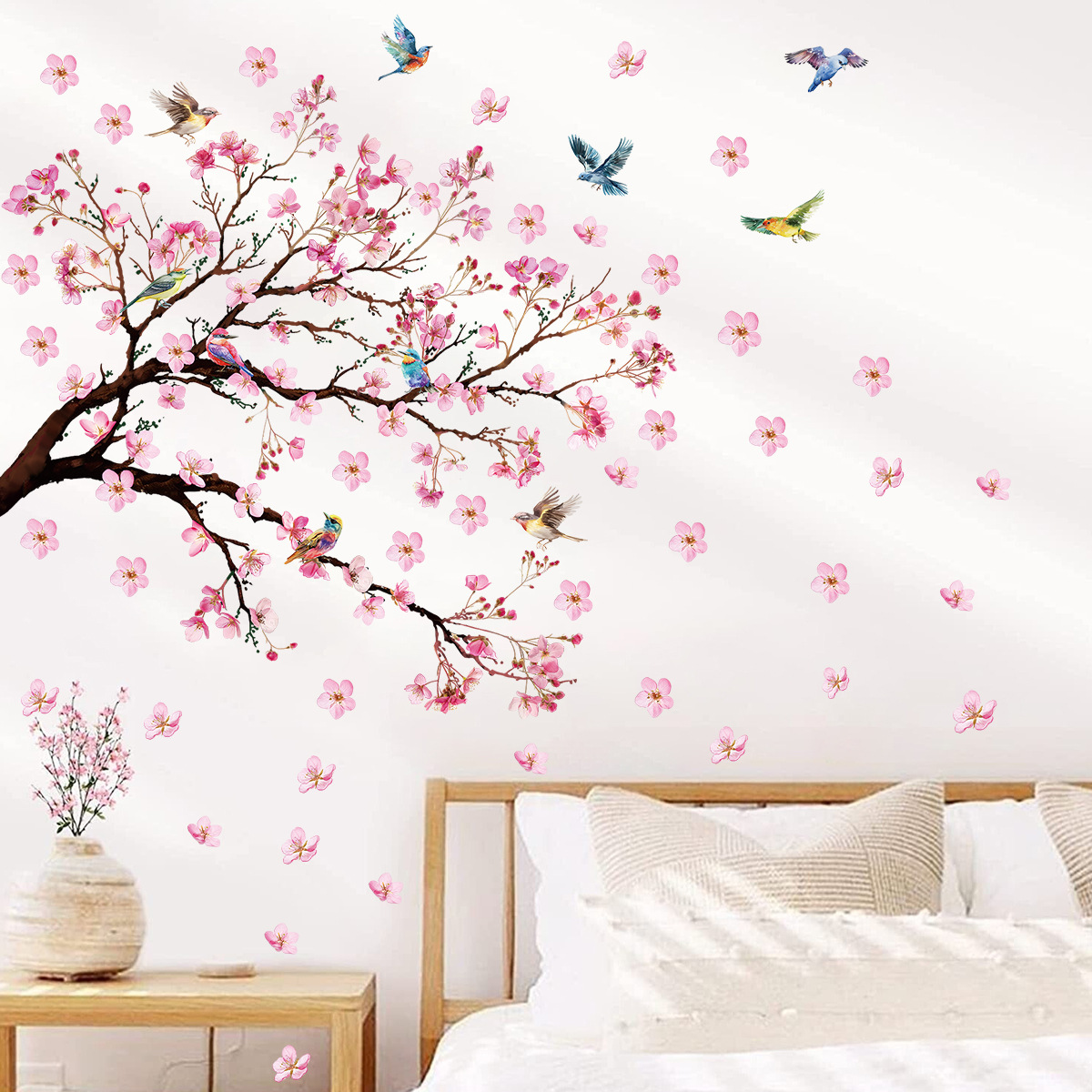 Watercolour Bird Flower Wall S - огляд і ціна Baby Girl Nursery Quotes