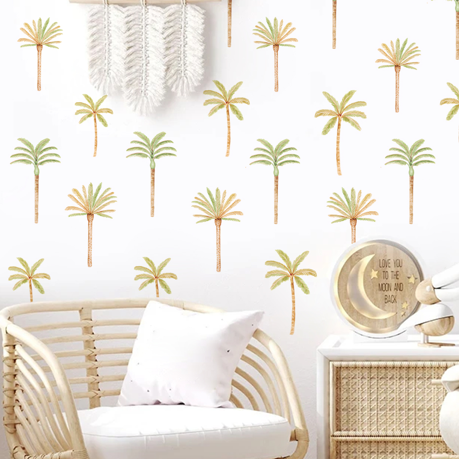 Boho Coconut Palm Tree Wall St - огляд і ціна Baby Girl Nursery Quotes