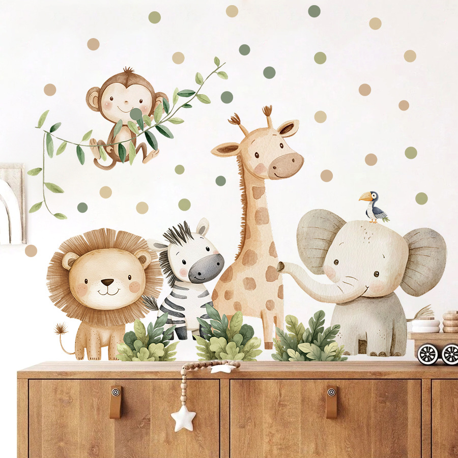 Boho Forest Animals Wall Stick - огляд і ціна Baby Girl Nursery Quotes