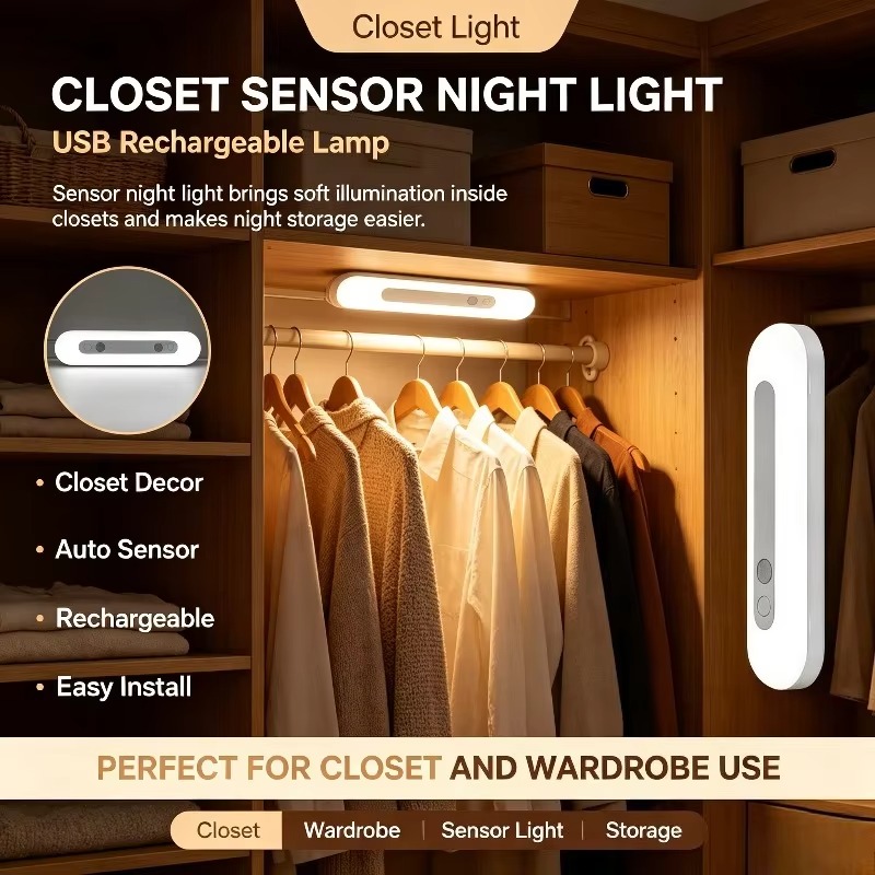 Intelligent Sensor Night Light - огляд і ціна Baby Nursery Wall Lights