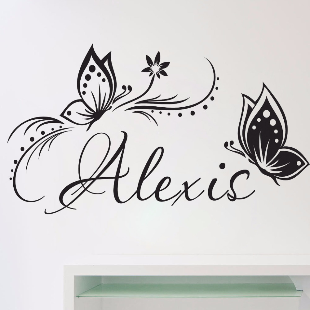 Personalized Name & Butterflie - огляд і ціна Baby Girl Nursery Quotes