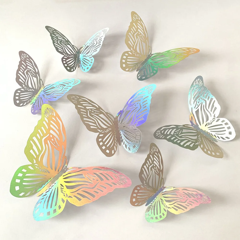 12pcs Colorful Silver Butterfl - огляд і ціна Baby Girl Nursery Quotes