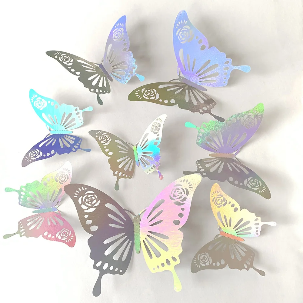 12pcs Colorful Silver Butterfl - огляд і ціна Baby Girl Nursery Quotes