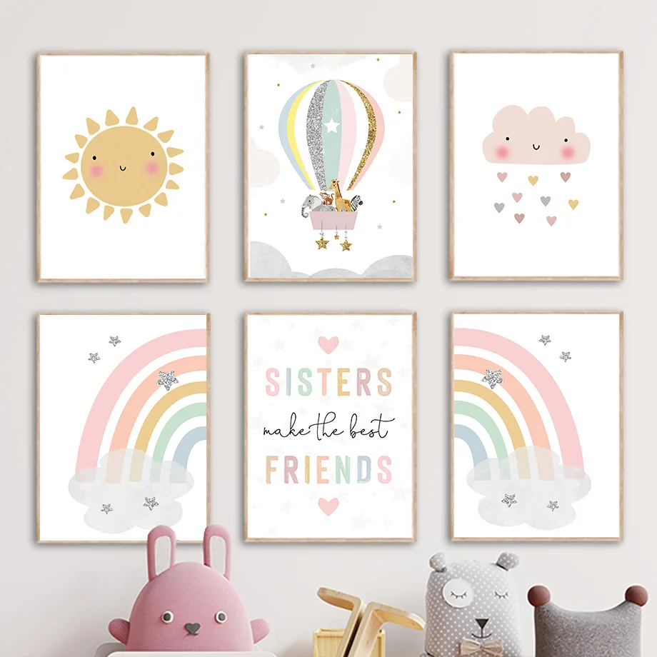 Giraffe Elephant Hot Balloon S - огляд і ціна Baby Nursery Decor Girl