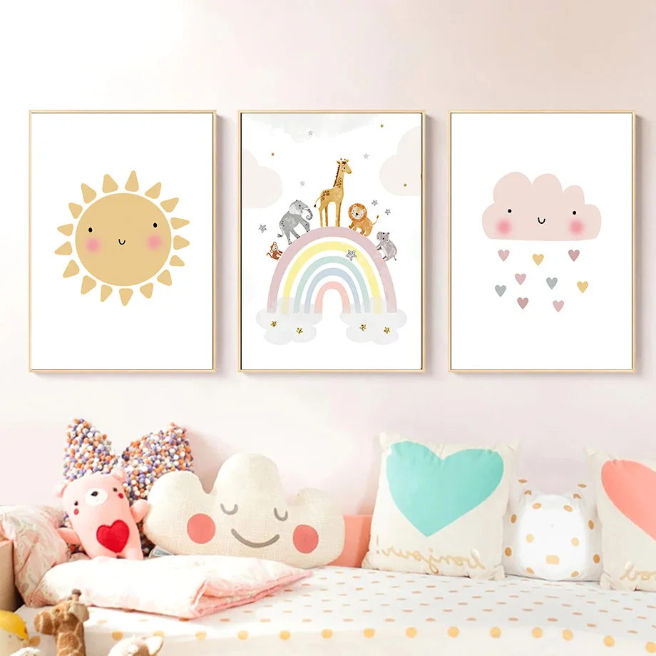Giraffe Elephant Hot Balloon S - огляд і ціна Baby Nursery Decor Girl