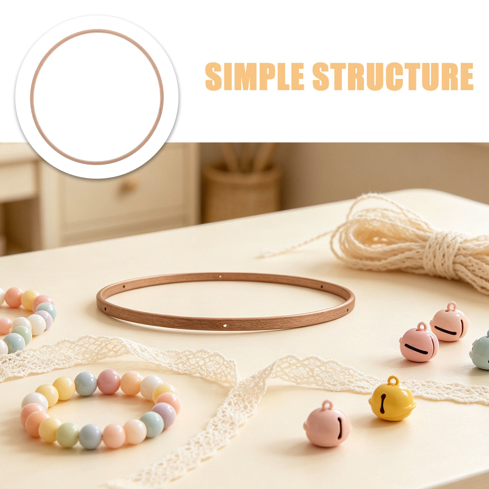 7.8 Inch Bamboo Crib Mobile Fr - огляд і ціна Baby Nursery Frames