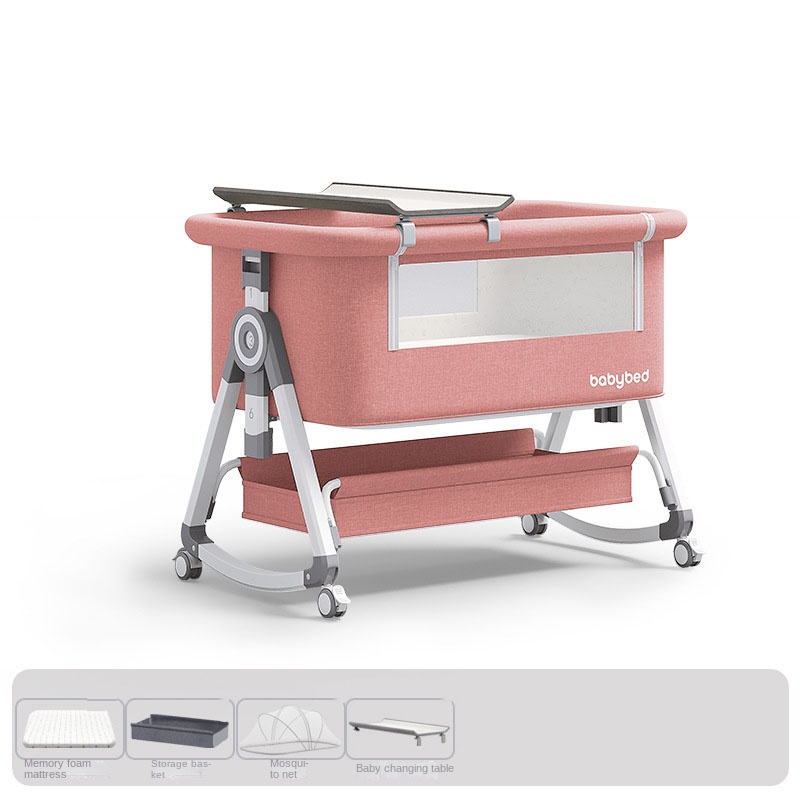 Baby Crib , Portable and Adjus - огляд і ціна Baby Nursery Trolley
