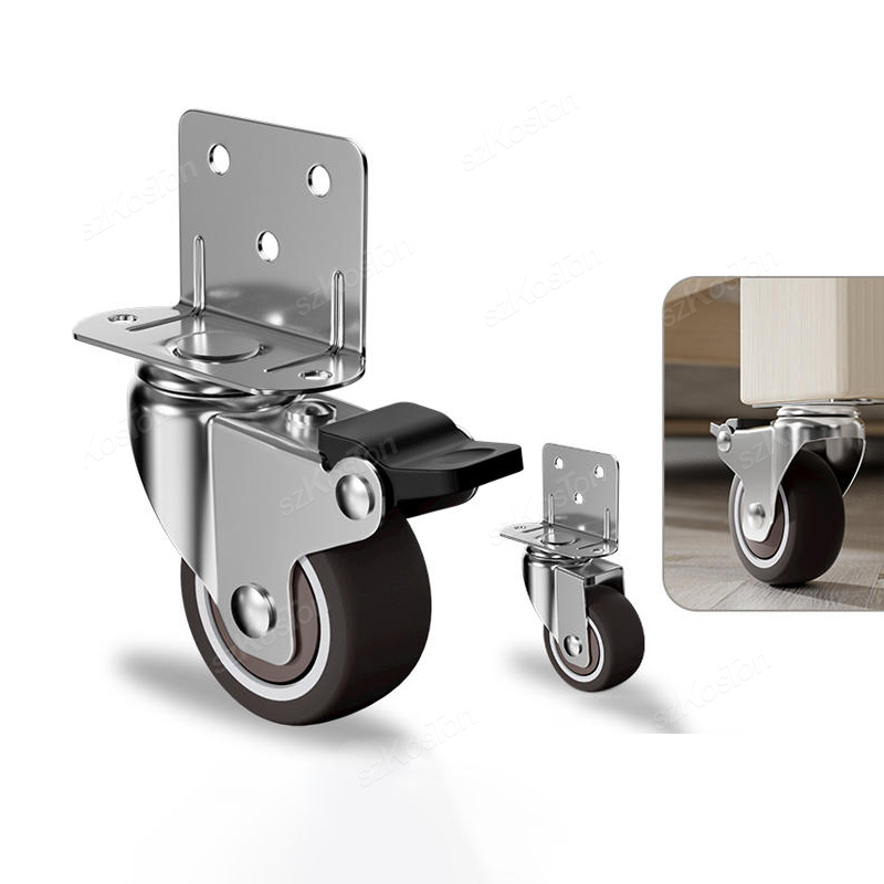 4pcs L-shaped Furniture Caster - огляд і ціна Baby Nursery Trolley