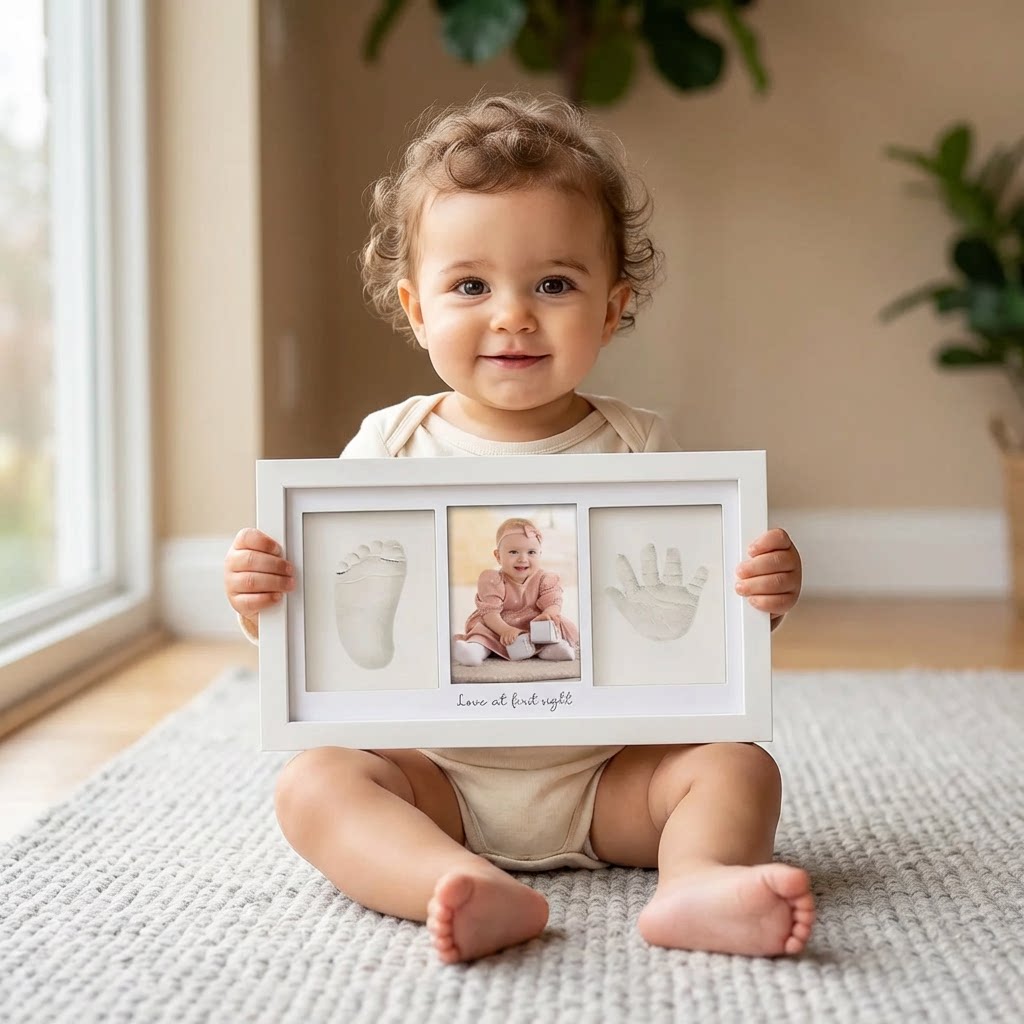 Baby Handprint Footprint Clay  - огляд і ціна Baby Nursery Frames