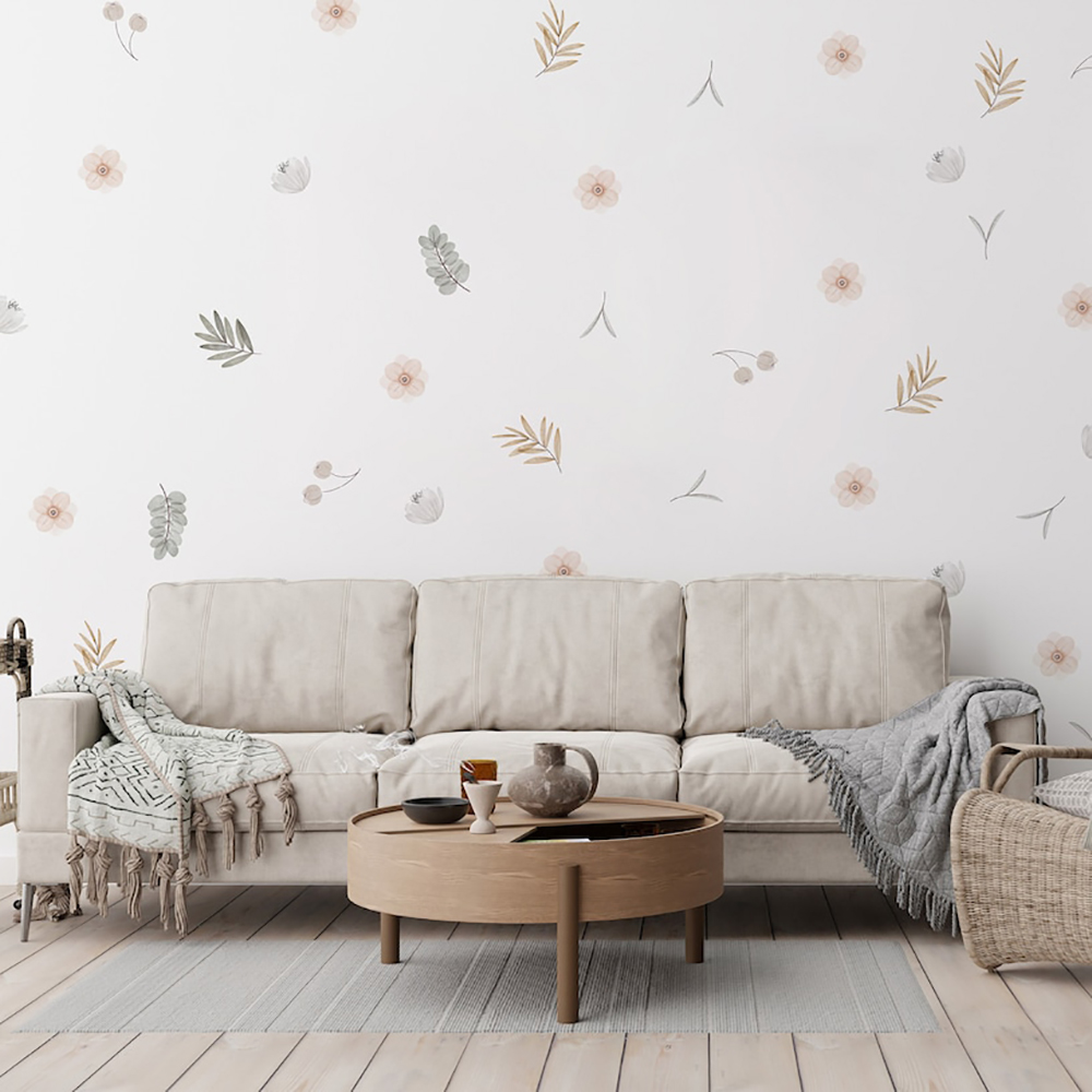 Boho Leaves Botanical DIY Wall - огляд і ціна Baby Girl Nursery Quotes