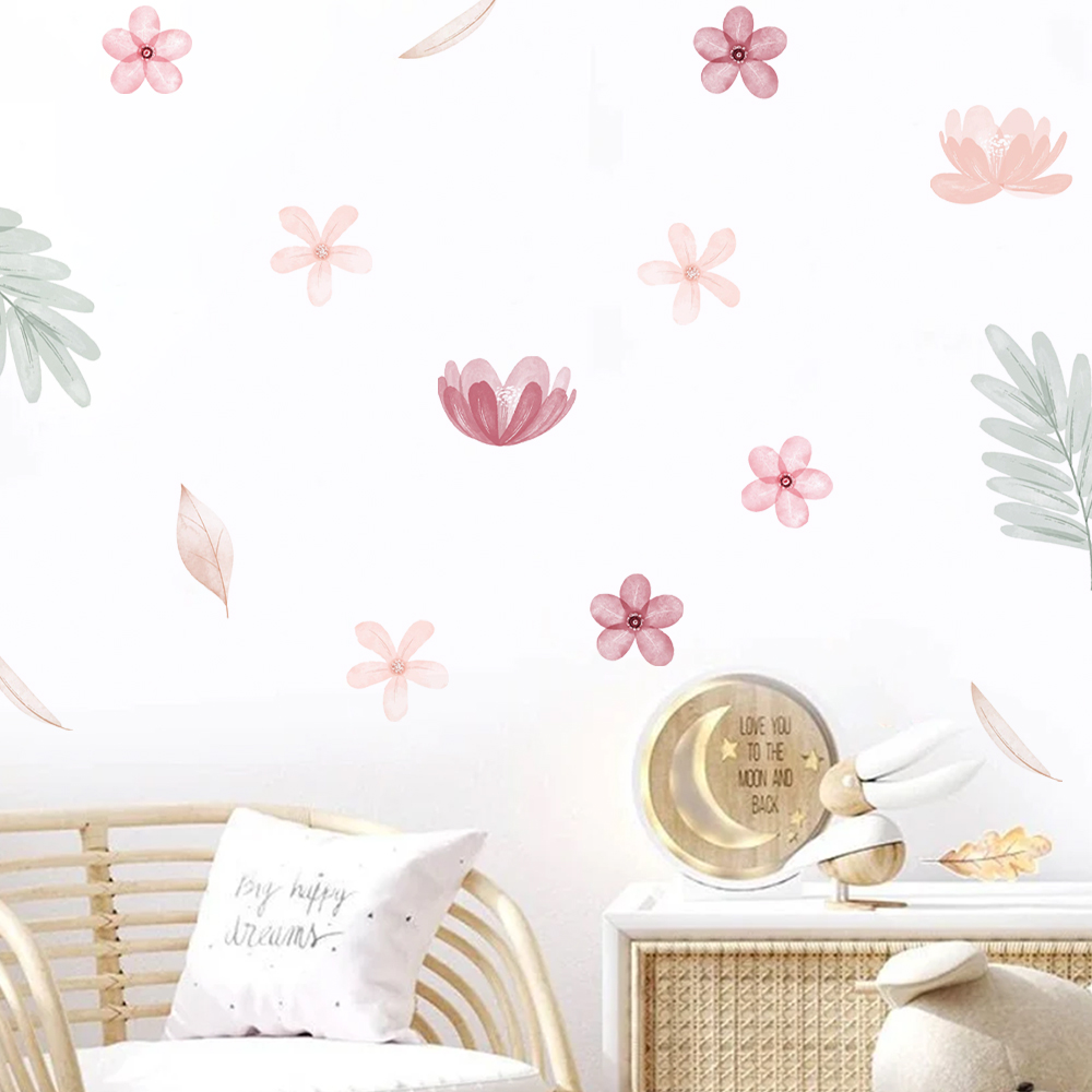 Boho Leaves Botanical DIY Wall - огляд і ціна Baby Girl Nursery Quotes