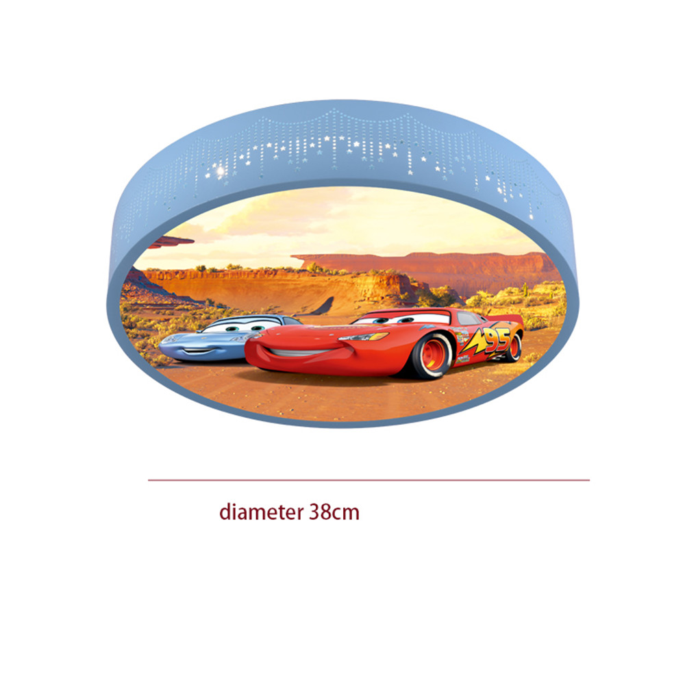 Cartoon Car Round Led Ceiling  - огляд і ціна Baby Nursery Light Fixture