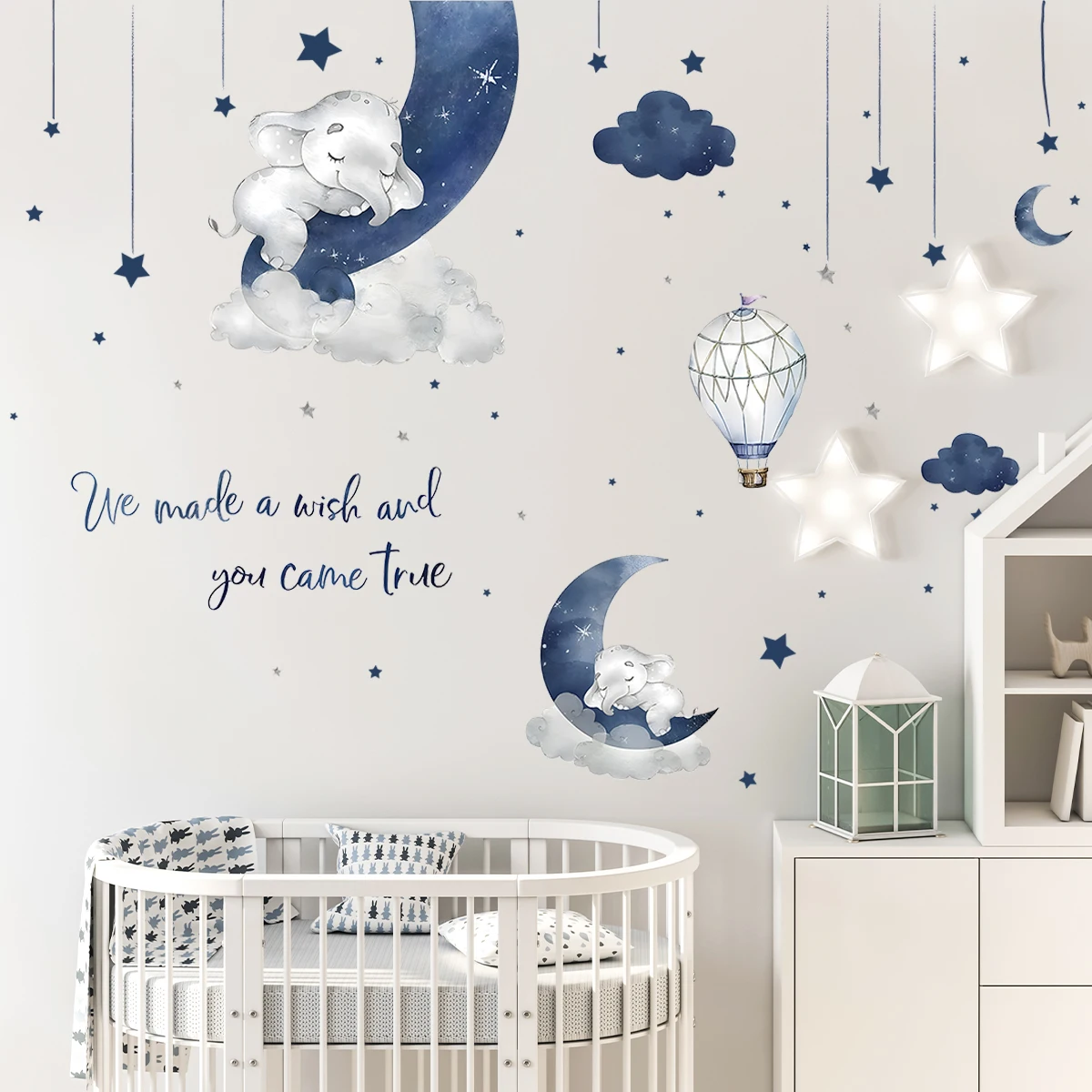 1Pc Cartoon Animal Elephant Wa - огляд і ціна Baby Girl Nursery Quotes