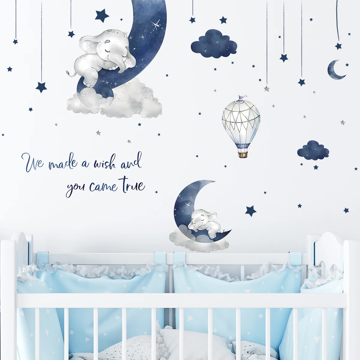 1Pc Cartoon Animal Elephant Wa - огляд і ціна Baby Girl Nursery Quotes