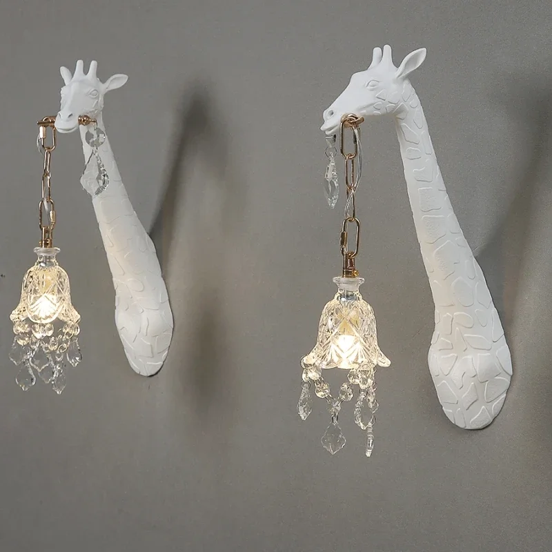 Nordic New Resin Giraffe LED W - огляд і ціна Baby Nursery Wall Lights