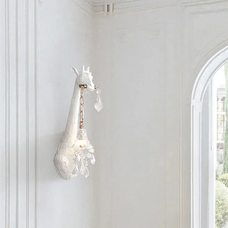 Nordic New Resin Giraffe LED W - огляд і ціна Baby Nursery Wall Lights