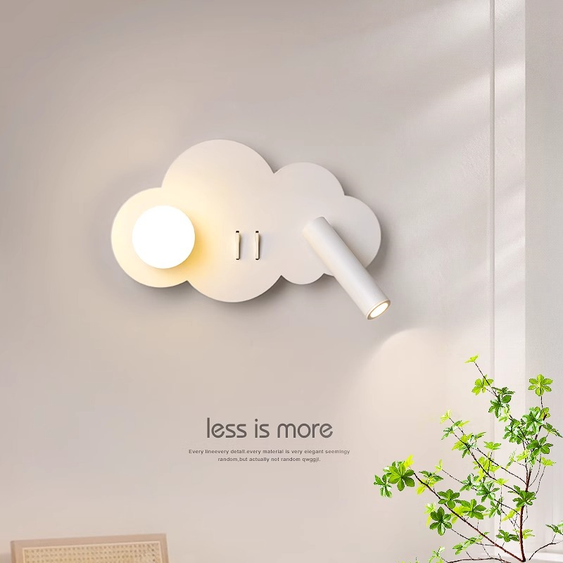 Cloud Bedroom Wall Lamp With S - огляд і ціна Baby Nursery Wall Lights
