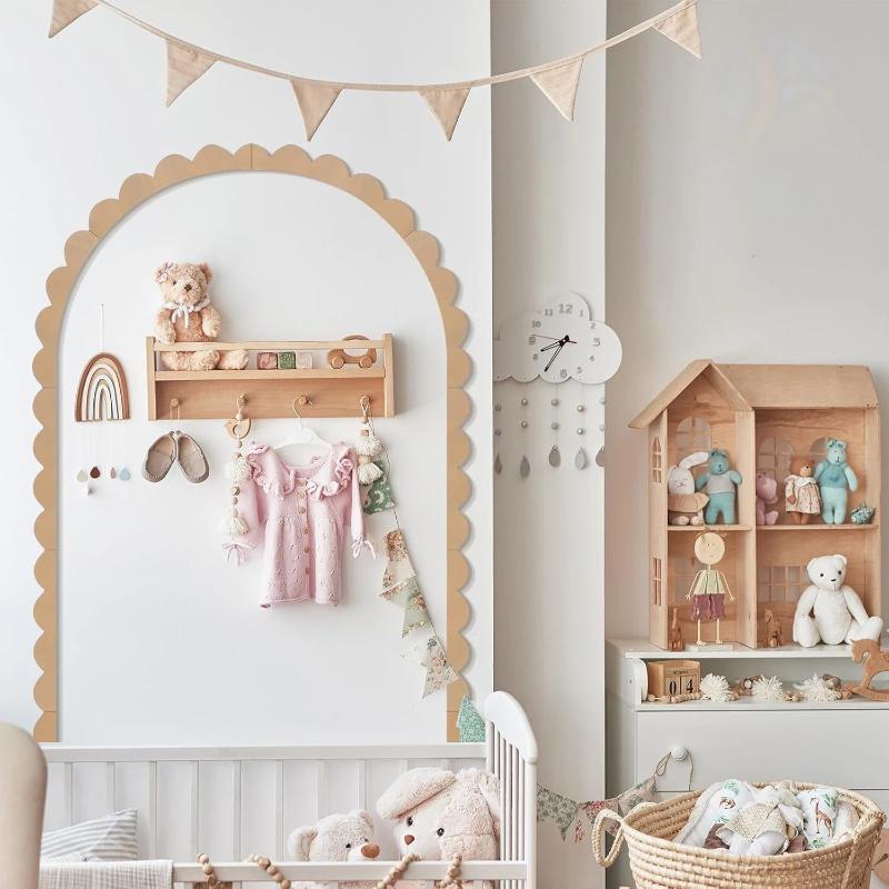 Wood Wall Arch Decor DIY Unfin - огляд і ціна Baby Nursery Frames