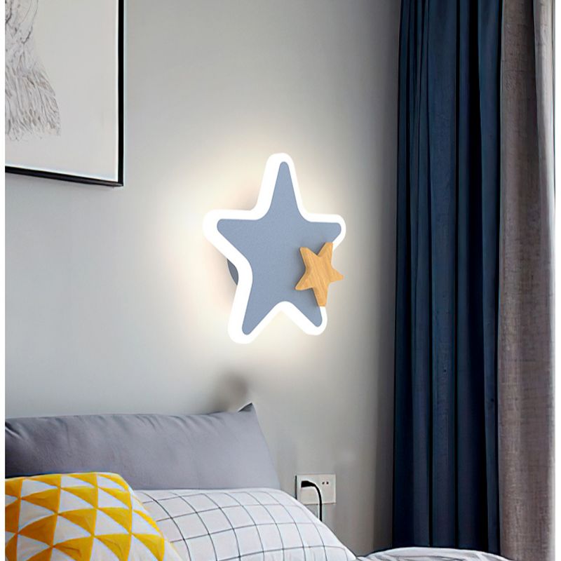 Cartoon LED Rocket Wall Lamp M - огляд і ціна Baby Nursery Wall Lights