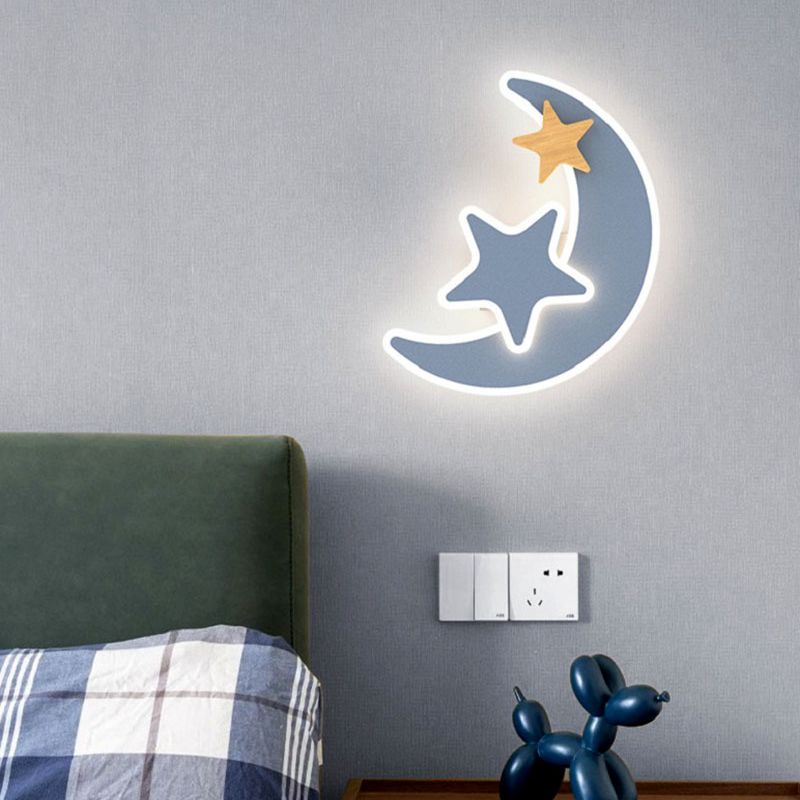 Cartoon LED Rocket Wall Lamp M - огляд і ціна Baby Nursery Wall Lights
