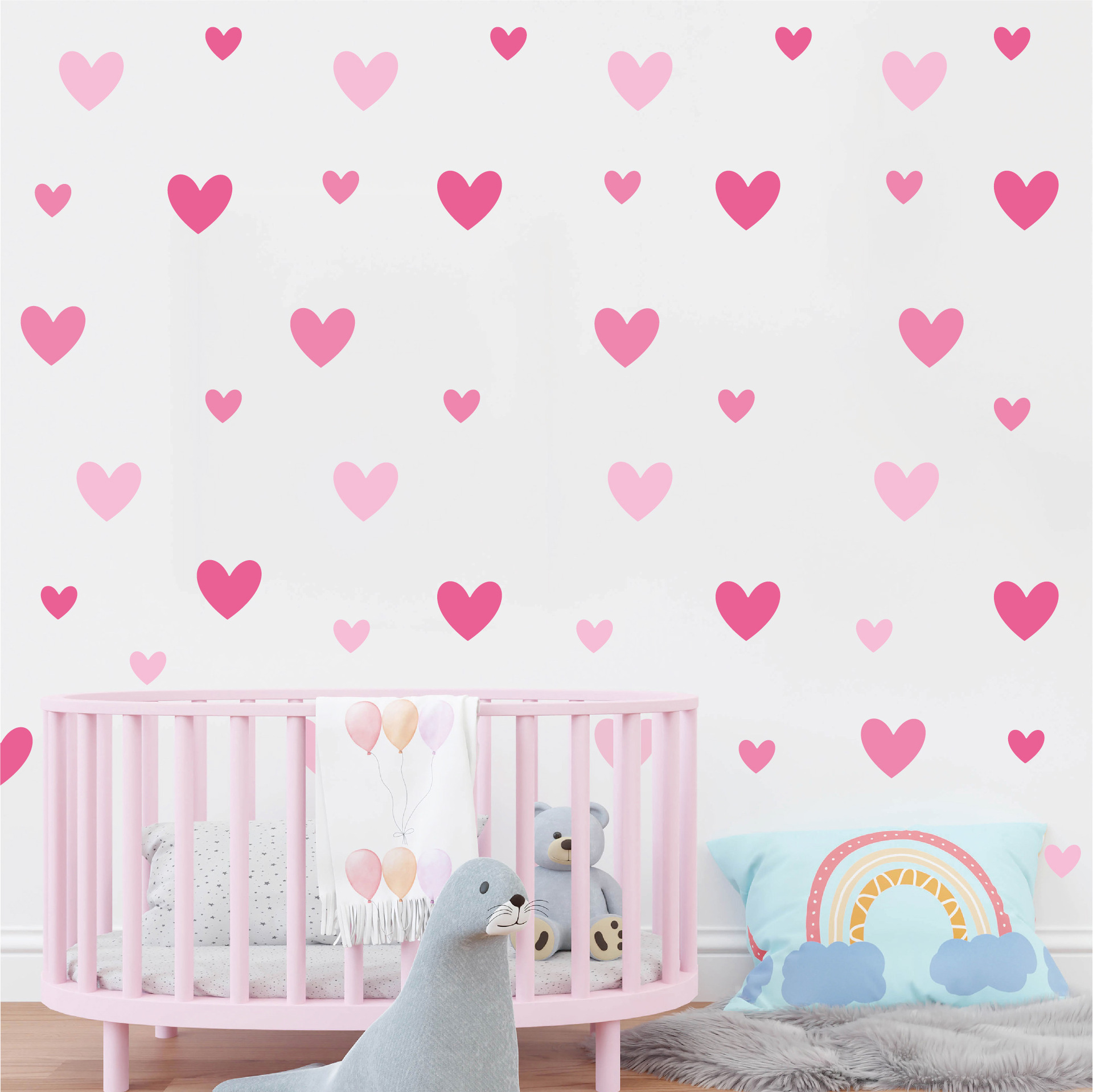 3d pink heart little princess  - огляд і ціна Baby Girl Nursery Quotes