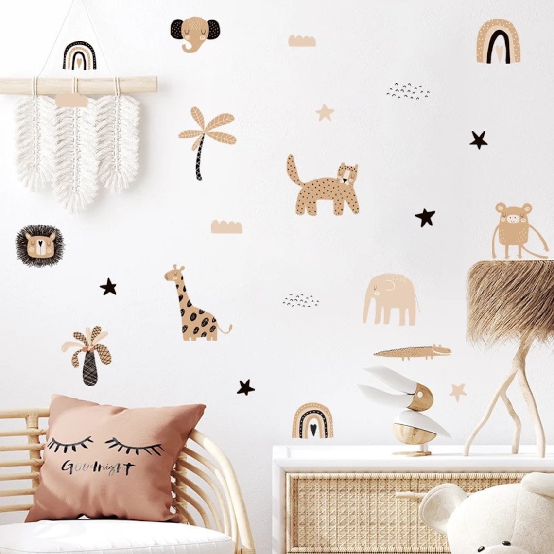 Boho Cartoon Rainbows Star Cut - огляд і ціна Baby Nursery Decor Girl