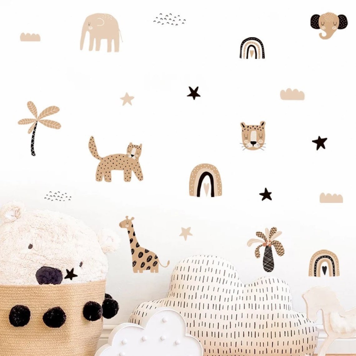 Boho Cartoon Rainbows Star Cut - огляд і ціна Baby Nursery Decor Girl